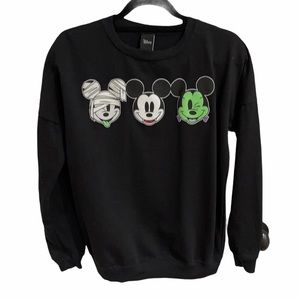 Disney Women's Black Graphic Sweatshirt